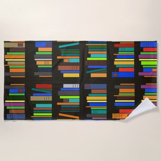 Serviette De Plage Livres Livres Librairies Plage (Devant)