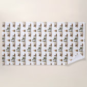 Serviette de plage Llama Meadow (choisir la couleu (Devant)