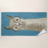 Serviette De Plage Llama Spécifications - Lunettes rondes (Devant)