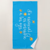 Serviette De Plage Lo esencial es invisible a los ojos (Devant)