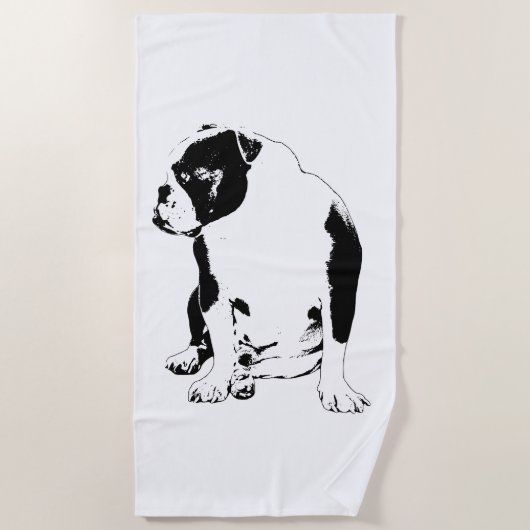 Serviette De Plage Lodge Pool, Clear Lines (Devant)