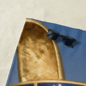 Serviette De Plage L'Œil égyptien³ (En situation)