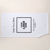 Serviette De Plage Logo (Devant)