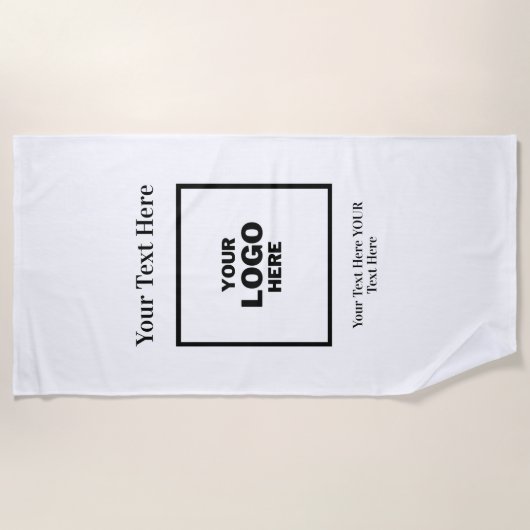 Serviette De Plage Logo (Devant)