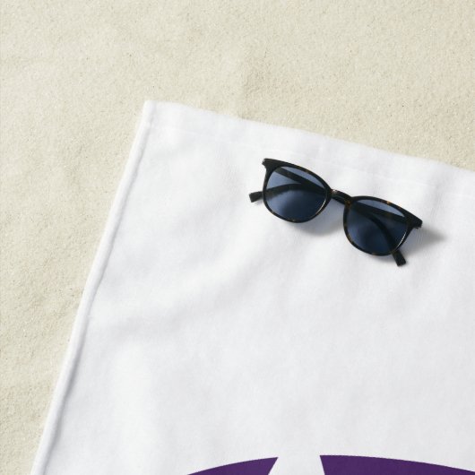 Serviette De Plage Logo de l'Université d'Albany (En situation)