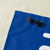 Serviette De Plage Logo de police numérique Toonami (En situation)