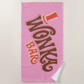 Serviette De Plage Logo de Wonka Bar (Devant)