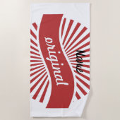 Serviette De Plage Logo des signes originaux Thunder_Cove (Devant)
