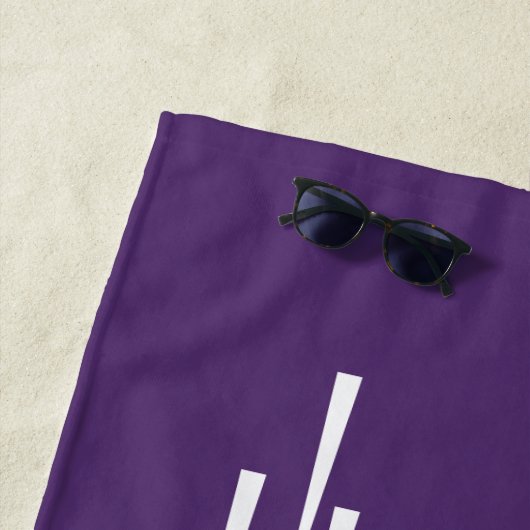 Serviette De Plage Logo du train UAlbany Dane (En situation)