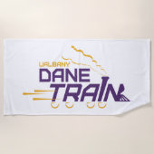 Serviette De Plage Logo du train UAlbany Dane (Devant)