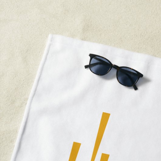 Serviette De Plage Logo du train UAlbany Dane (En situation)