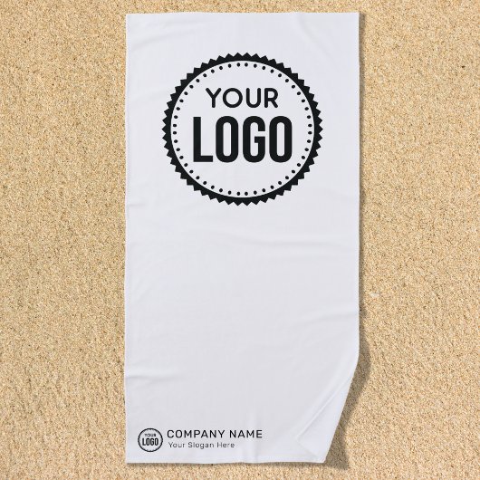 Serviette De Plage Logo Et Slogan Personnalisés Avec Promotions
