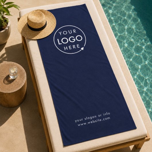 Serviette de plage | Logo personnalisé Marque d'en