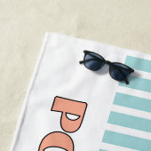 Serviette De Plage Logo POOL PARTY (En situation)