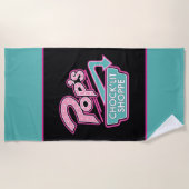 Serviette De Plage Logo rose du magasin Chock'Lit de Pop (Devant)