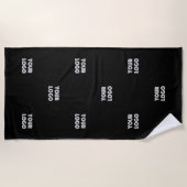Serviette De Plage Logo simple à répéter | v1 (Devant)