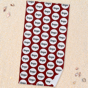Serviette De Plage Logo simple Motif Business Promotion Bourgogne