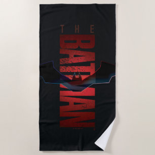 Serviette De Plage Logo vertical de Batman