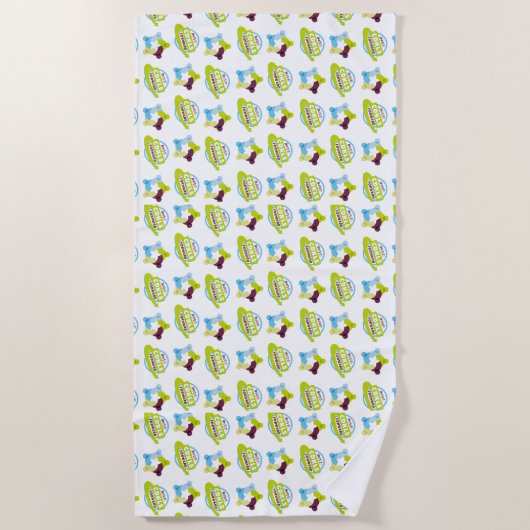 Serviette de plage Logos (Devant)