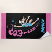 Serviette De Plage Lola Buny "SUISSE !" Basketball Dunk (Devant)