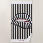 Serviette De Plage Lola Lips (Devant)