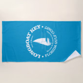 Serviette De Plage Longboat Key (voilier) (Devant)