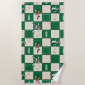 Serviette De Plage LOONEY TUNES™ Soccer Grid Pattern (Devant)