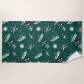 Serviette De Plage LOONEY TUNES™ Soccer Playbook Pattern (Devant)