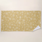 Serviette De Plage L'or de Christma (Devant)