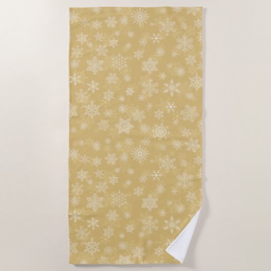 Serviette De Plage L'or de Christma (Devant)