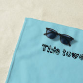 Serviette De Plage Lottus on the beach (En situation)