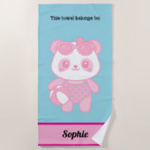 Serviette De Plage Lottus on the beach (Devant)