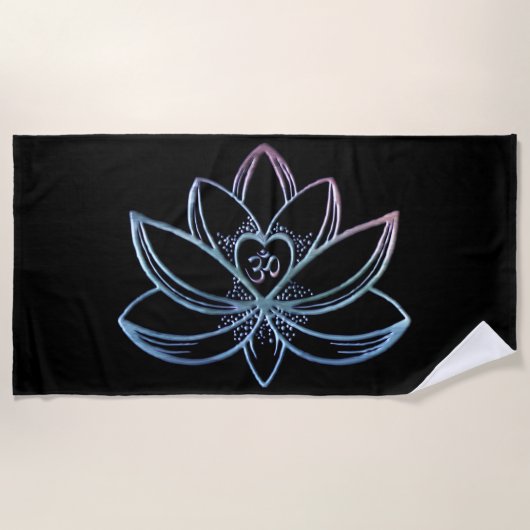 Serviette De Plage Lotus 1 (Devant)