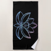 Serviette De Plage Lotus 1 (Devant)
