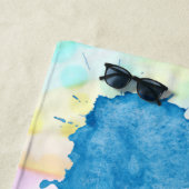 Serviette De Plage Lotus Mandala (En situation)