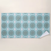 Serviette de plage Lotus Weave (Devant)