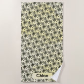 Serviette De Plage Loup (Devant)