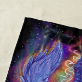 Serviette De Plage Loup cosmique (En situation)