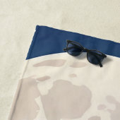 Serviette De Plage Loup hurlant Sur La Lune (En situation)