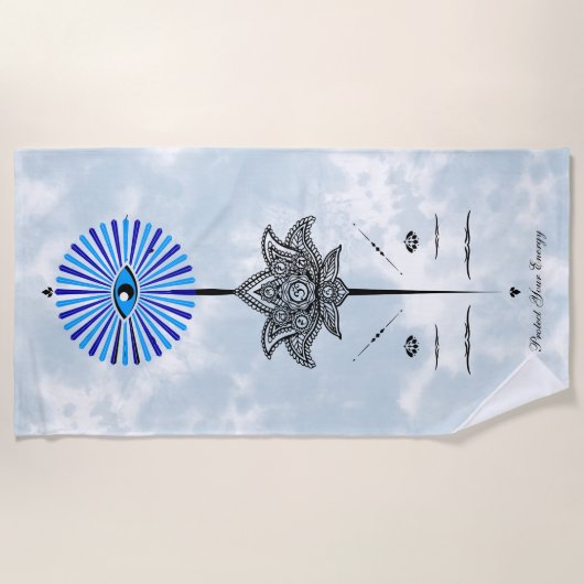 Serviette De Plage Loupes maléfiques (Devant)