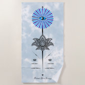 Serviette De Plage Loupes maléfiques (Devant)
