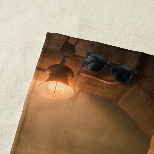 Serviette De Plage Loups maléfiques (En situation)