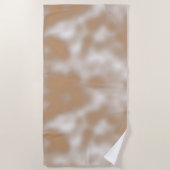 Serviette De Plage Lovable Orangy Classic Ombré Blanc (Devant)