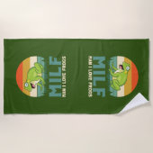 Serviette de plage Love Frogs (Devant)