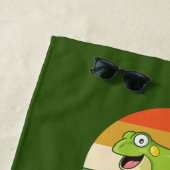 Serviette de plage Love Frogs (En situation)