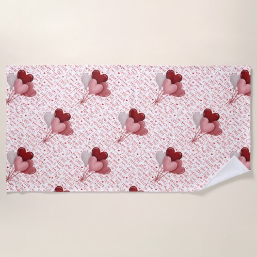 Serviette De Plage Love Vibes Beach Towel (Devant)