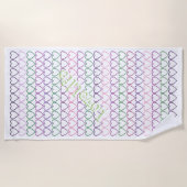 Serviette De Plage LoveLife Multi Hearts Beach Towel (Devant)