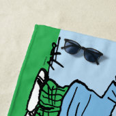 Serviette De Plage Lucy Avec Bras Large (En situation)