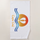 Serviette De Plage Luffers Sunset_Heart-Shaped Sail_Cape Cod (Devant)