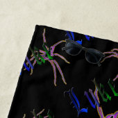 Serviette De Plage Luke Noms Avec Araignées, (En situation)